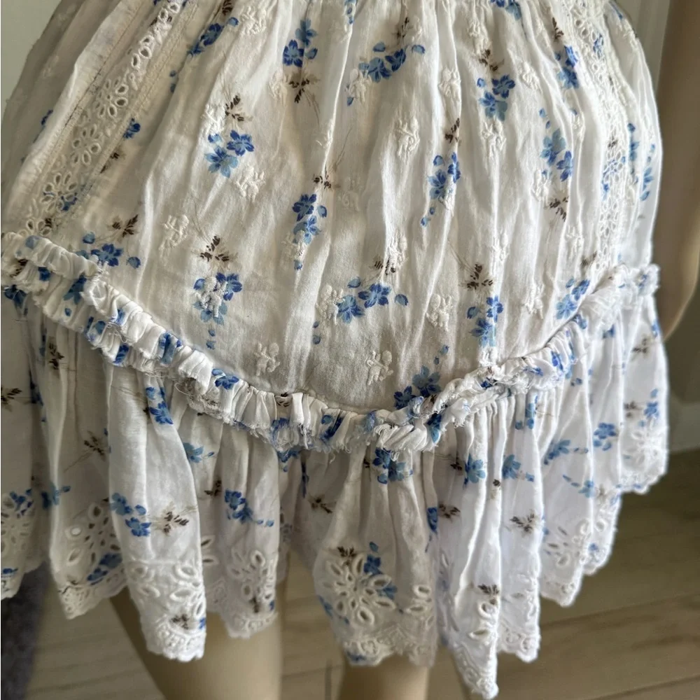 LoveShackFancy Corvelle Bustier Top And Matching Skirt